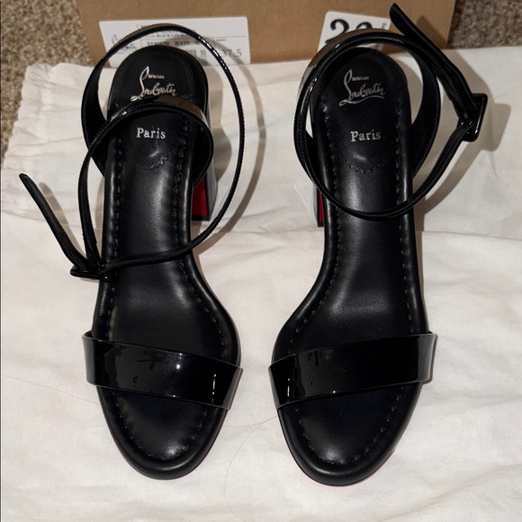 Christian Louboutin Miss Sabina 85 Strappy Heels - Picture 3 of 7